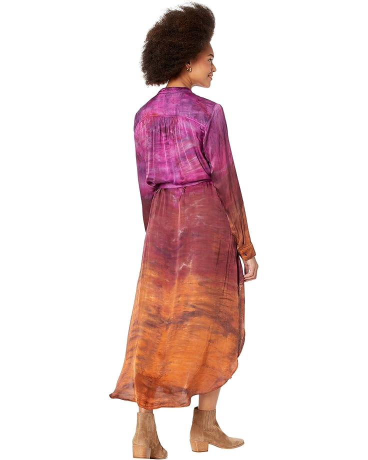 Платье bella dahl Flowy Hem Maxi Dress, цвет Brandy/Horizon Dye