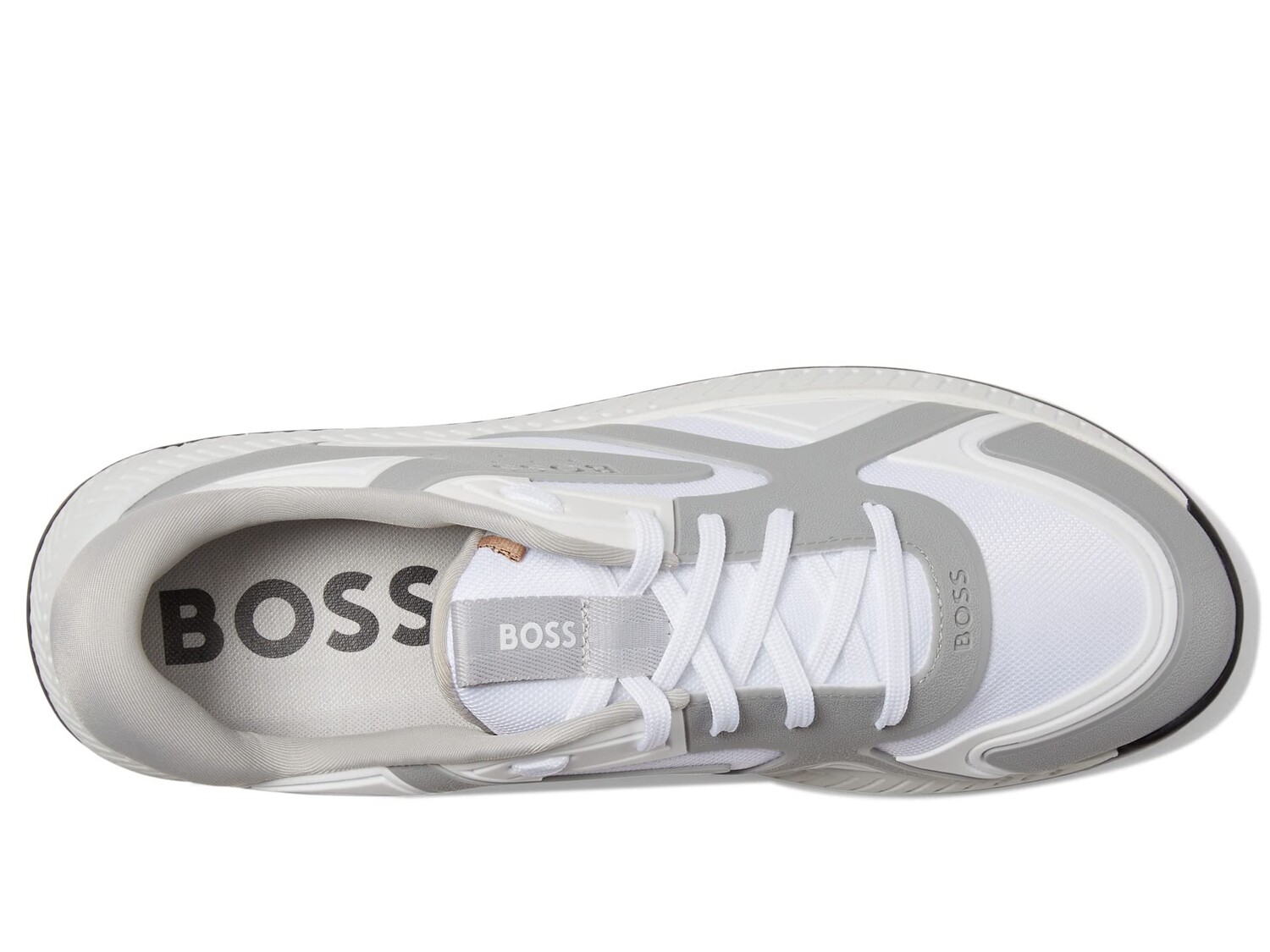 

Кроссовки BOSS Titanium Thermal Mesh Tonal Running Sneakers, Серый