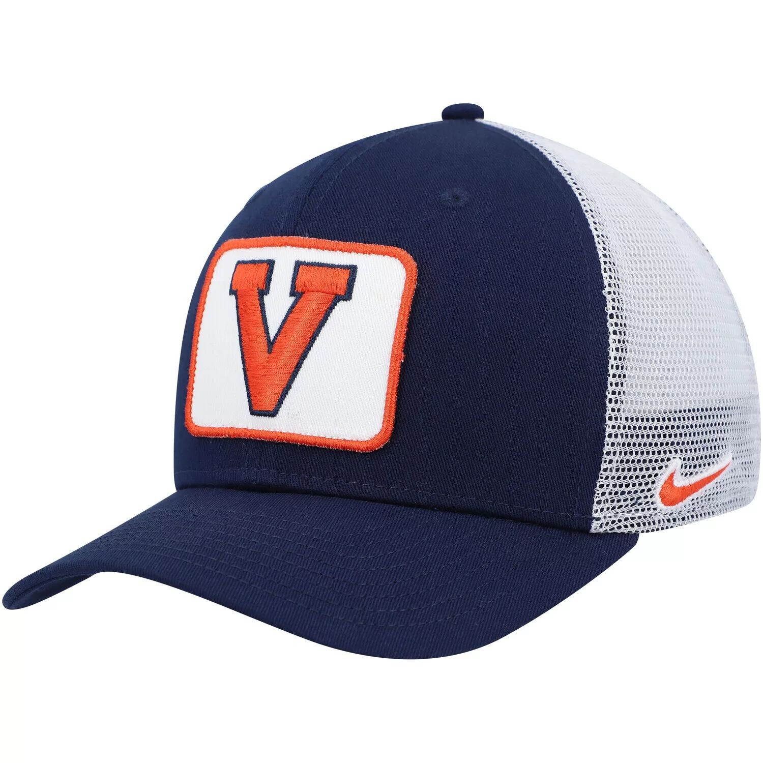 

Мужская кепка Nike Navy/White Virginia Cavaliers Classic99 Trucker Snapback
