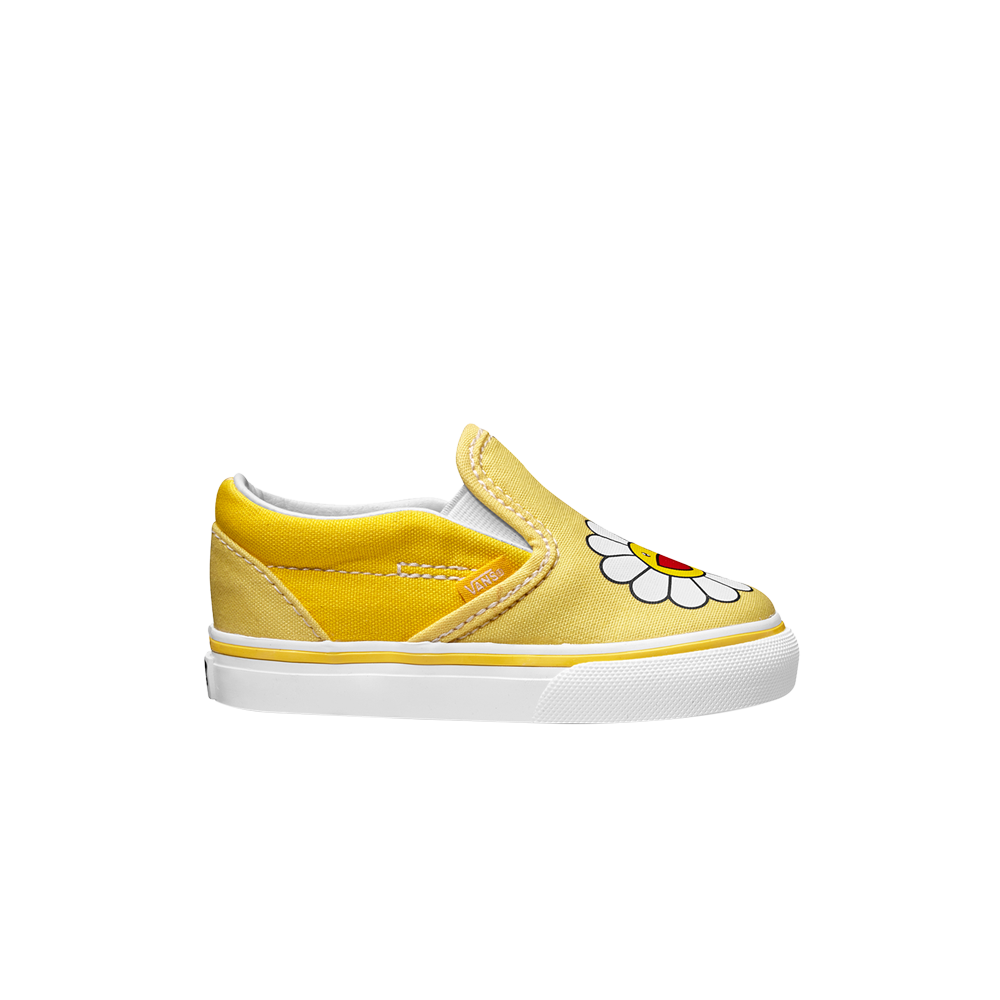 Кроссовки Takashi Murakami x Classic Slip-On Toddler Vans, желтый