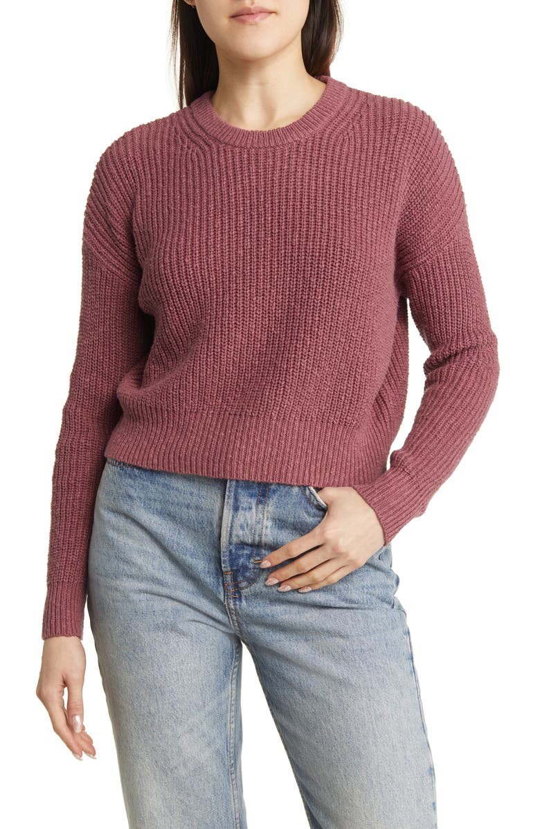 

Свитер-пуловер из текстурного трикотажа из хлопка MADEWELL