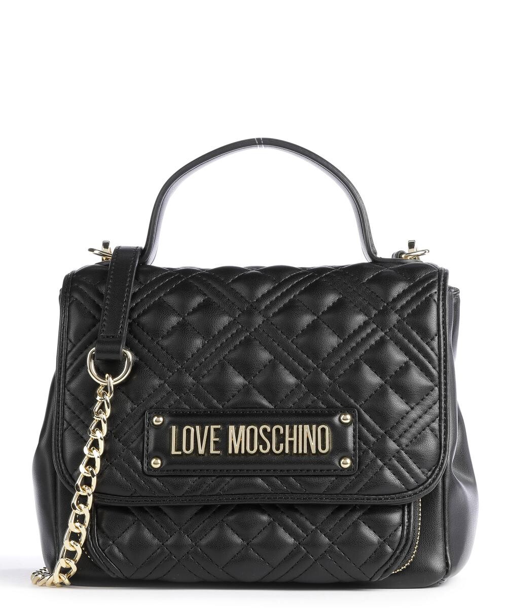 

Стеганая сумка через плечо из искусственной кожи Love Moschino, черный