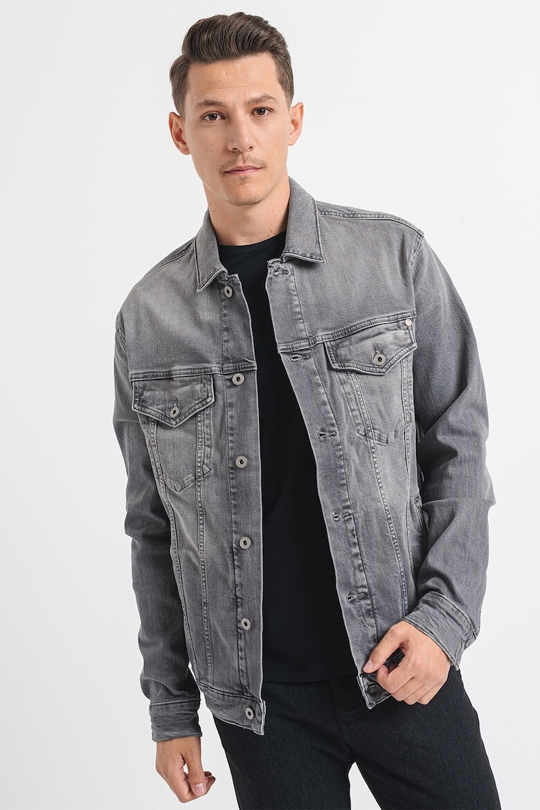 

Джинсовая куртка с нагрудными карманами Pepe Jeans London, серый
