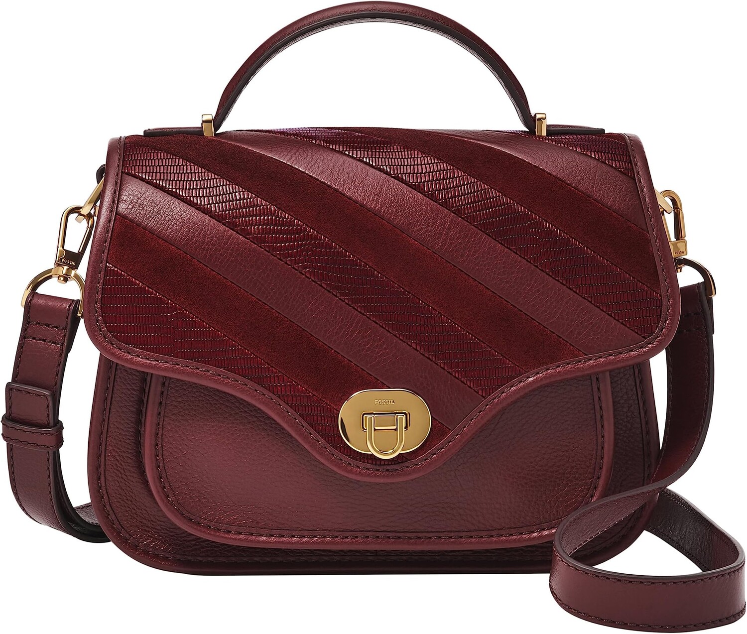 

Сумка Fossil Heritage Top-Handle, красный