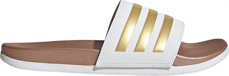 Женские шлепанцы Adidas Adilette Comfort, белый шлепанцы adidas adilette comfort gz4690 белый