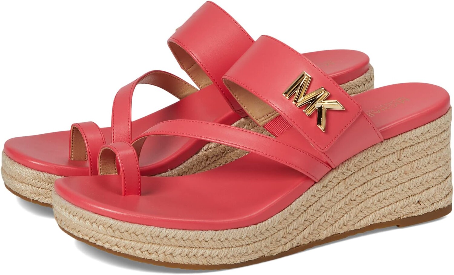 

Сандалии на каблуке Jilly Mid Wedge MICHAEL Michael Kors, цвет Geranium