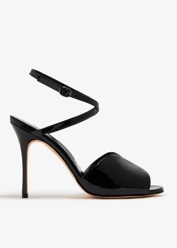 

Сандалии Manolo Blahnik Hourani, черный