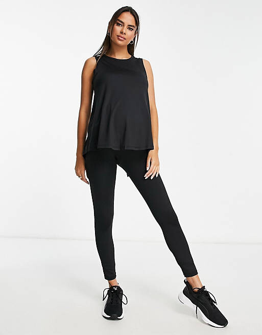 

Черный свободный топ-майка Puma Yoga Maternity Studio