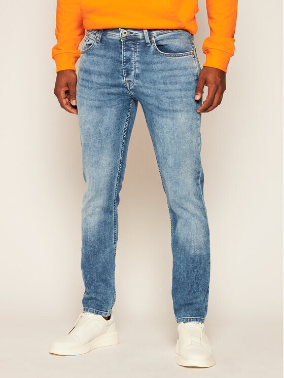 

Джинсы узкого кроя Pepe Jeans, синий