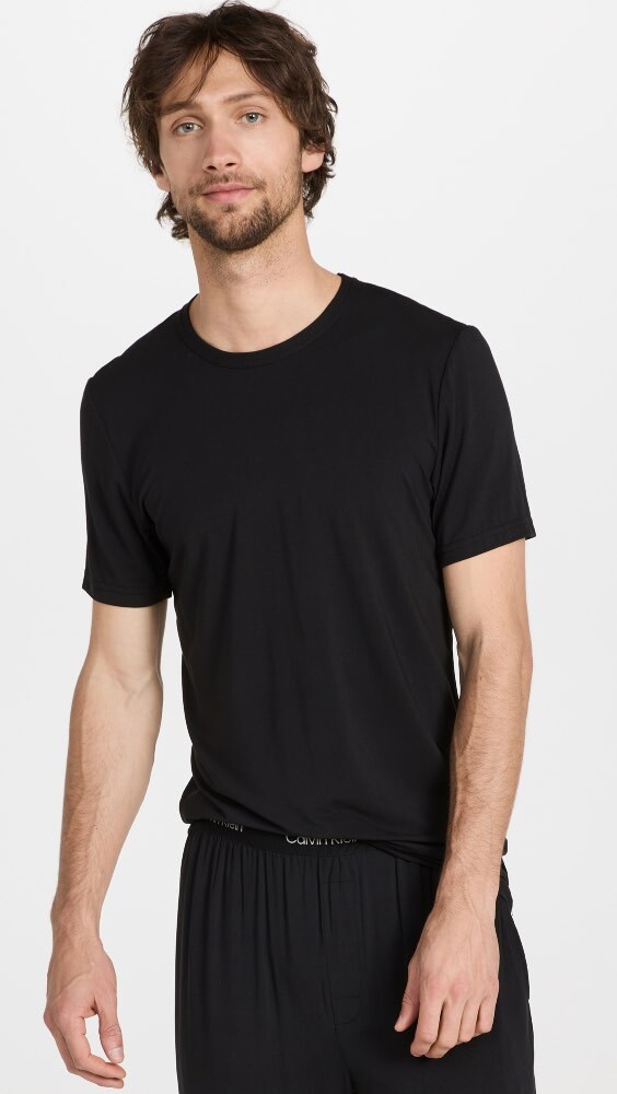 

Футболка Calvin Klein Underwear Ultra Soft Modern Lounge Crewneck, черный