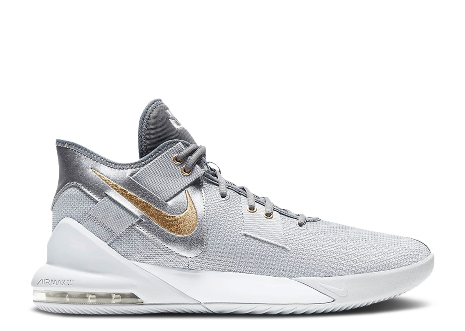 

Кроссовки Nike Air Max Impact 2 'Grey Metallic Gold', серый