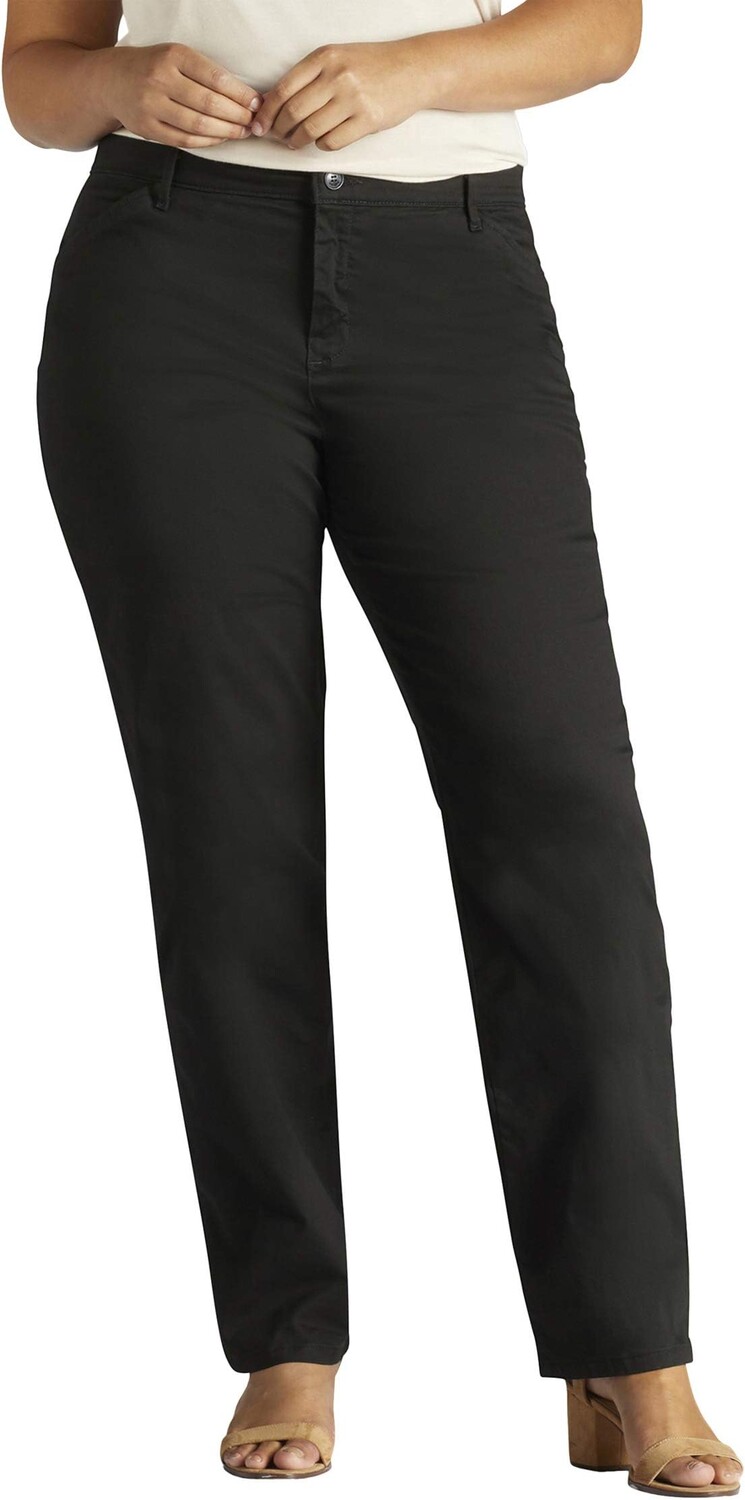

Джинсы All Day Straight Leg Pants (Plus) Lee, черный