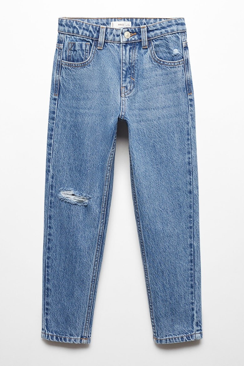 

Джинсы Mom-Fit с завышенной талией Mango, синий