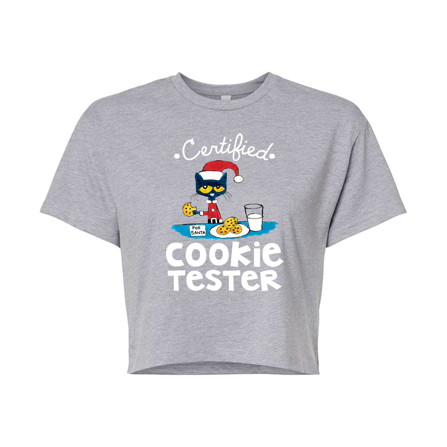 Укороченная футболка с рисунком Pete The Cat Cookie Tester для юниоров Licensed Character укороченная футболка с рисунком pete the cat making friends для юниоров licensed character