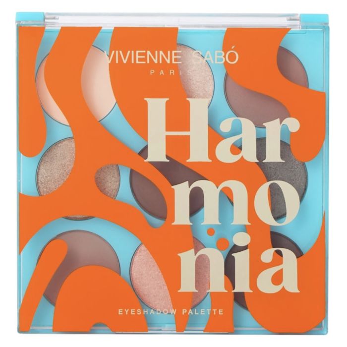 Тени для век Paleta de Sombra de Ojos Vivienne Sabó, Harmonia vivienne sabo палетка теней romantique 9 6 г