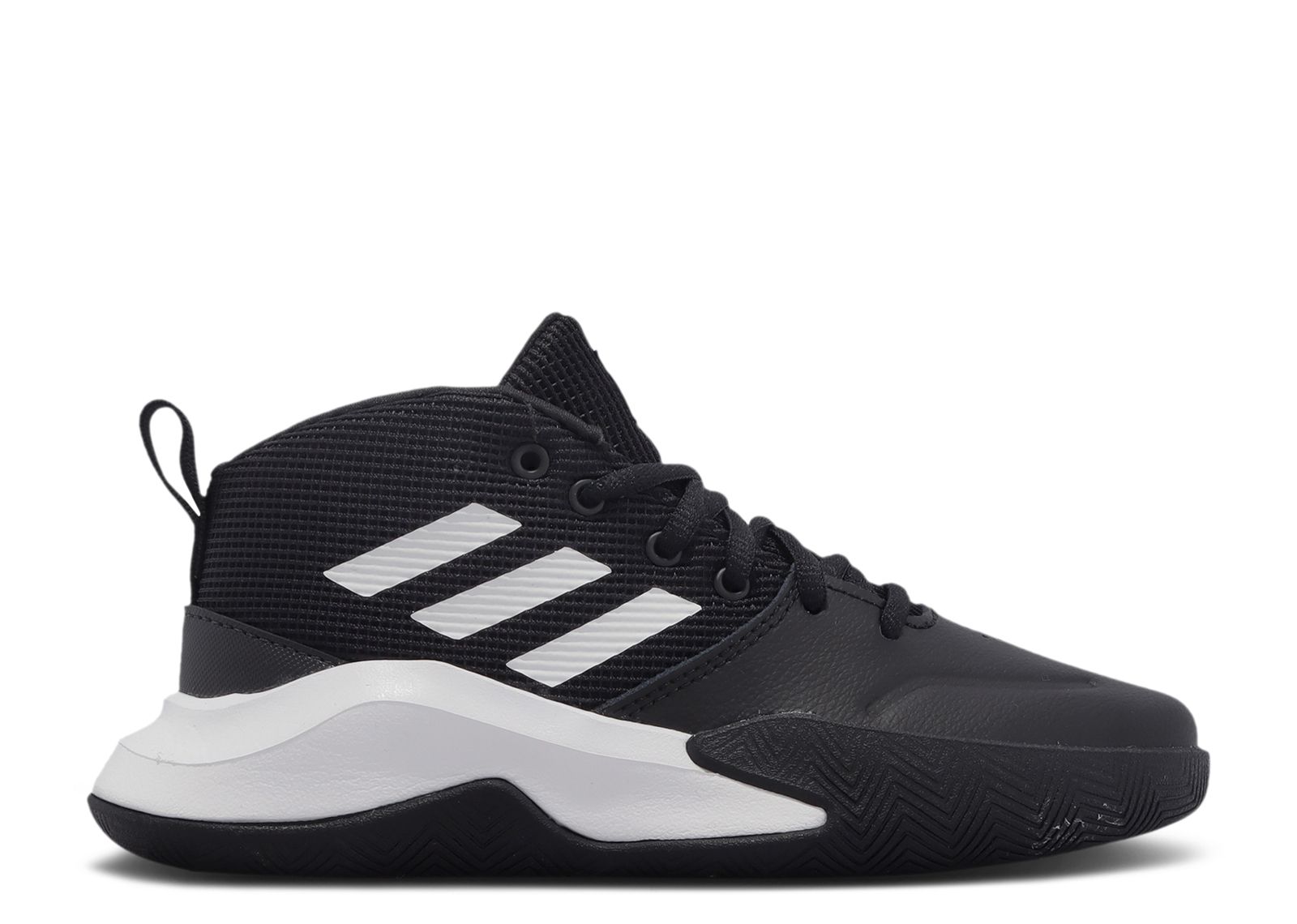 

Кроссовки adidas Own The Game Wide K 'Black White', черный