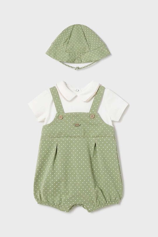 

Mayoral Newborn Хлопковый комбинезон, зеленый