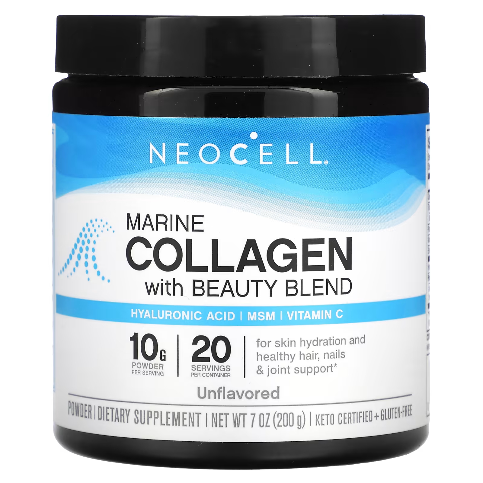 Морской коллаген NeoCell Beauty Blend с порошком, 200 г megafood добавка для здоровья кожи ногтей и волос 2 60 таблеток