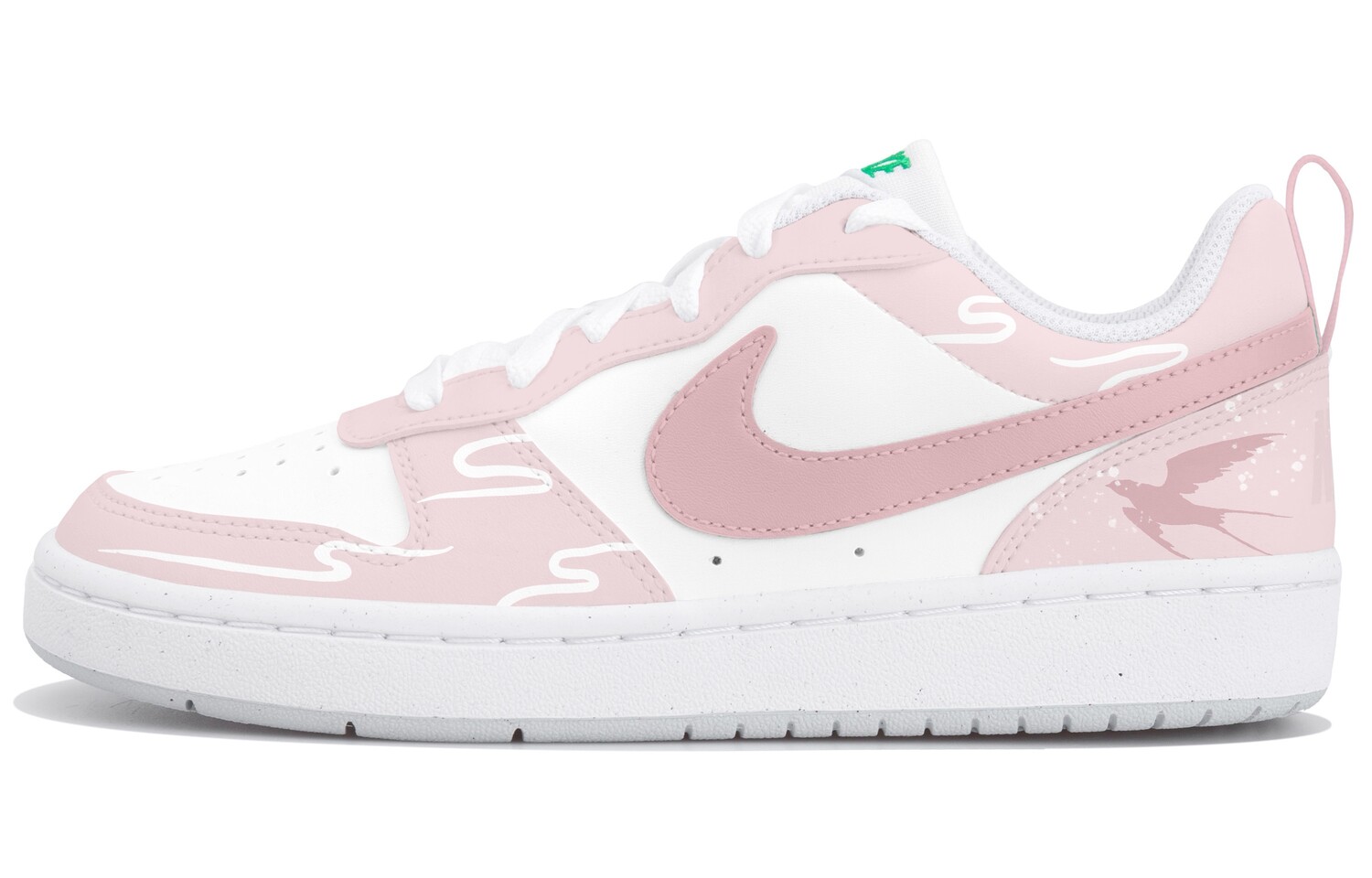 

Кроссовки Nike Court Borough 2 Skateboarding Shoes Women's Low-top White/pink, розовый