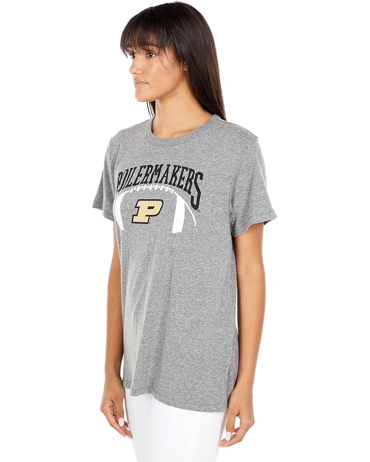 

Футболка Lauren James Purdue Boilermakers 1/2 Time Short Sleeve Tee, цвет Heather Grey