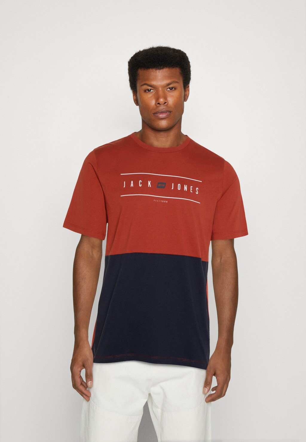 

Футболка с принтом Jack & Jones, красный