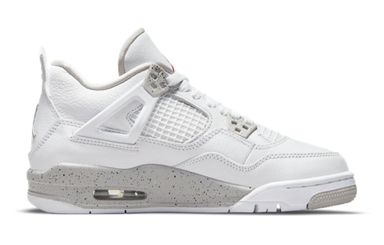 

Кроссовки Air Jordan 4 Retro Tech White, Белый