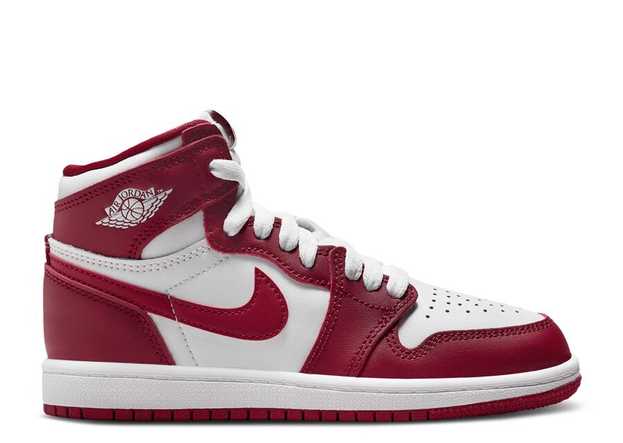 

Кроссовки Air Jordan Jordan 1 Retro High Og Ps 'Artisanal Red', красный