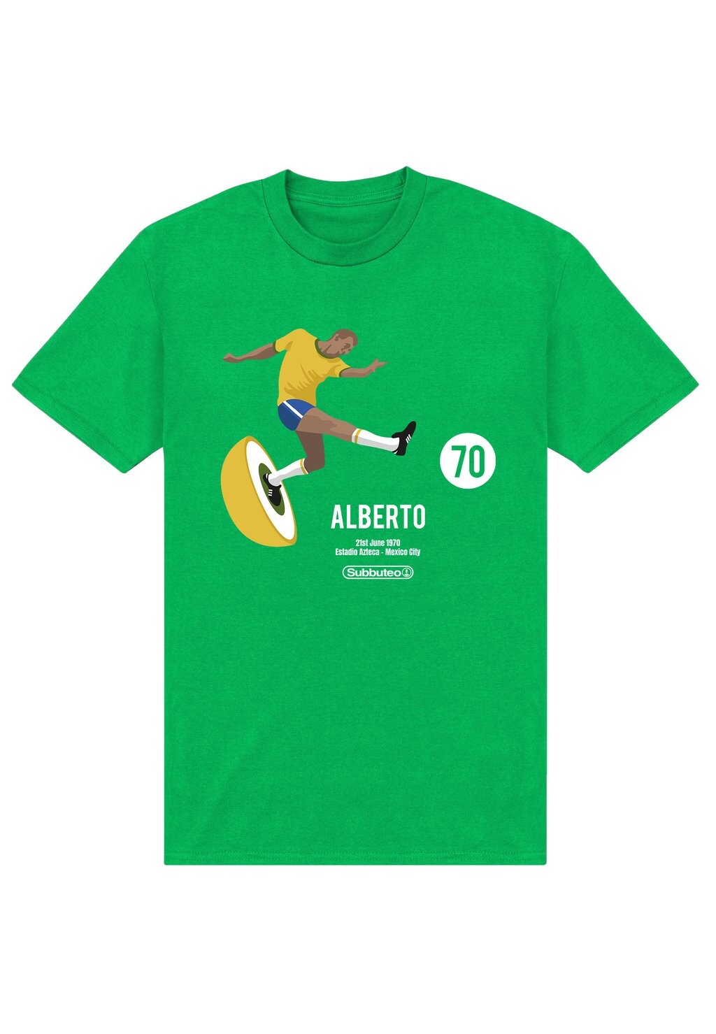 

Футболка с принтом SUBBUTEO ALBERTO Henry Tiger, зеленый