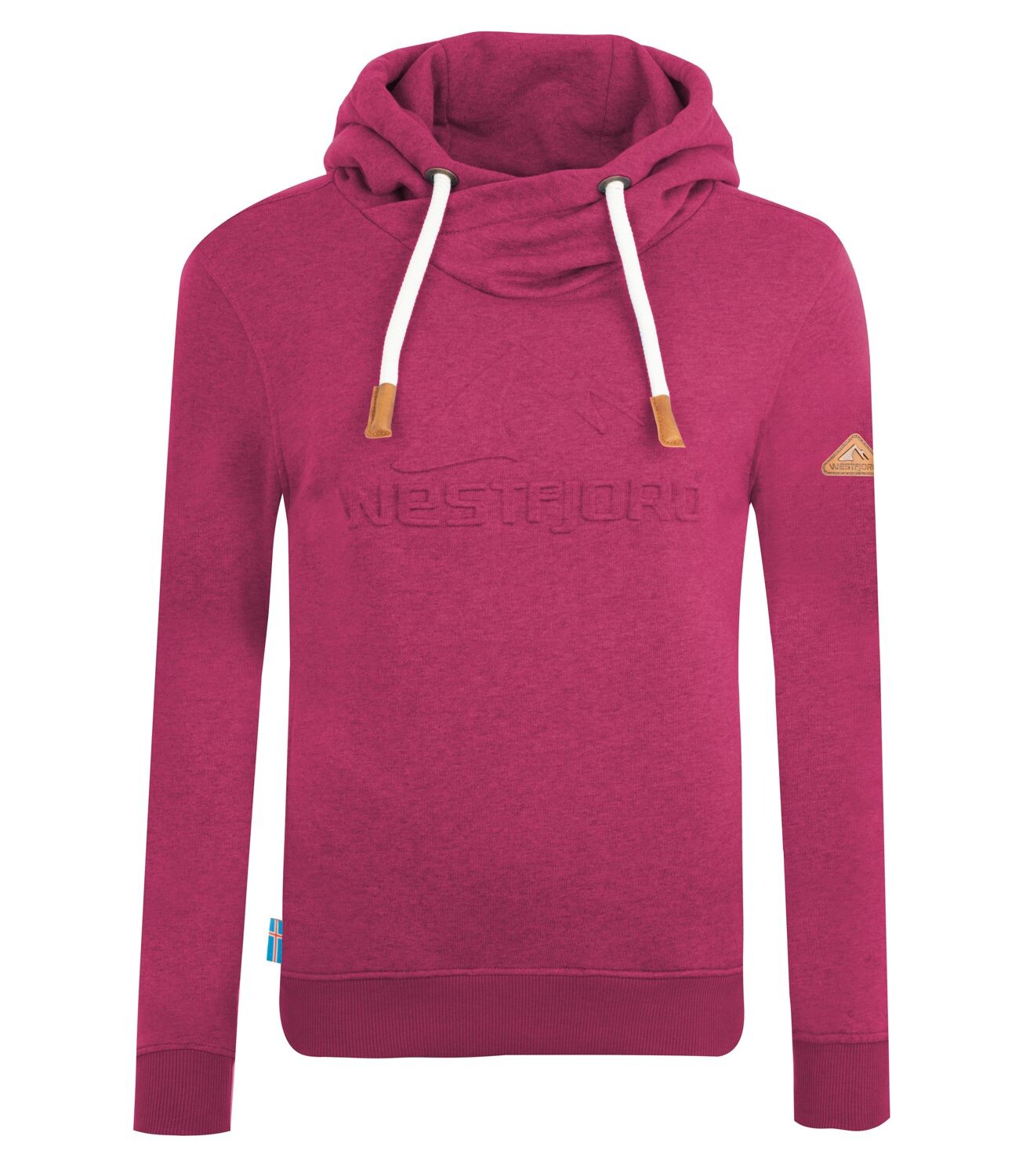 

Толстовка Westfjord Kapuzenpulli Hoodie Askja, цвет Dunkelrosa