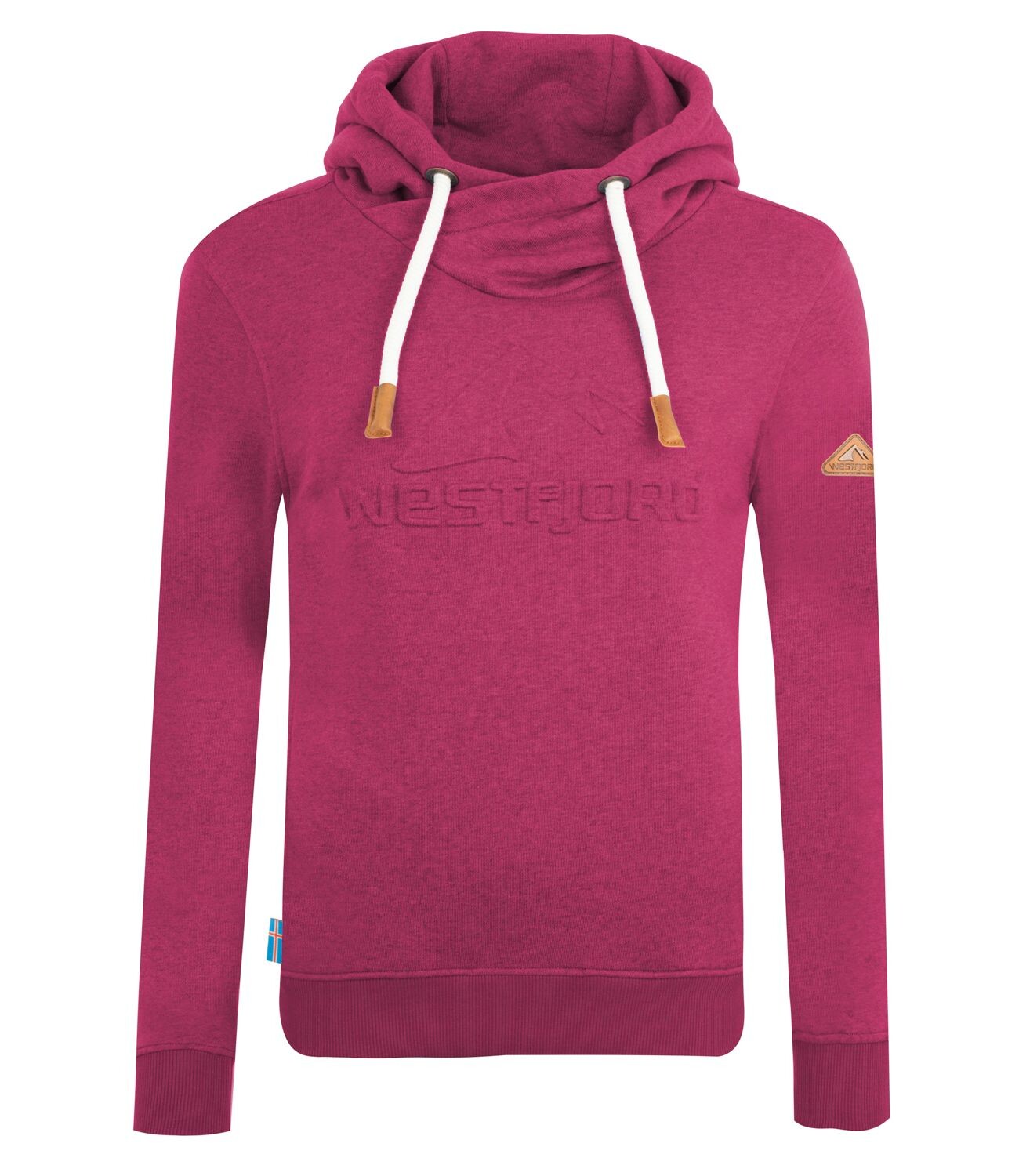 Толстовка Westfjord Kapuzenpulli Hoodie Askja, цвет Dunkelrosa