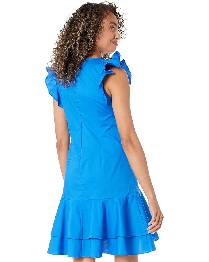 Платье Maggy London Mini Dress with Ruffles, цвет Princess Blue