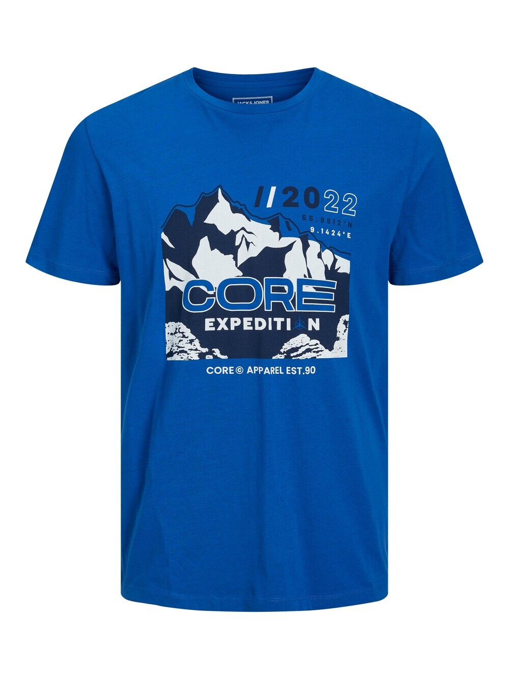 

Футболка JACK & JONES BOOSTER, темно-синий/королевский синий