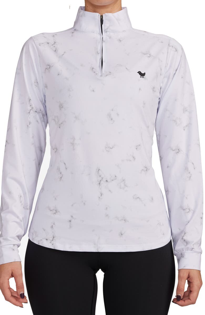 

Пуловер для гольфа Marble Quarter Zip Performance BAD BIRDIE