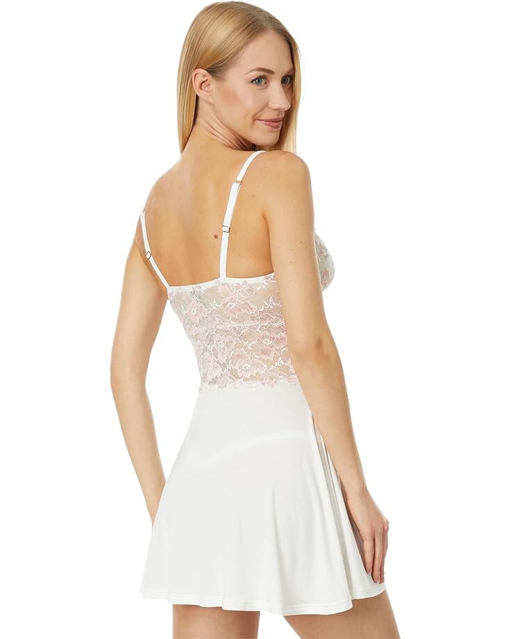 

Пижамный комплект Cosabella Savona Chemise G-String Set, цвет Mandorla/Moon Ivy