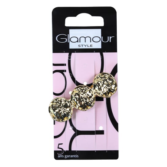 Заколка для волос Glamour Автоматическая, золотое кольцо