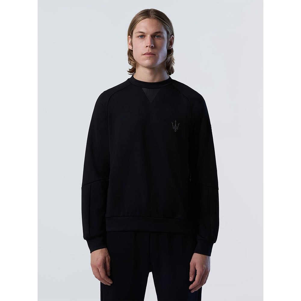 Толстовка North Sails Logo Crew Neck, черный