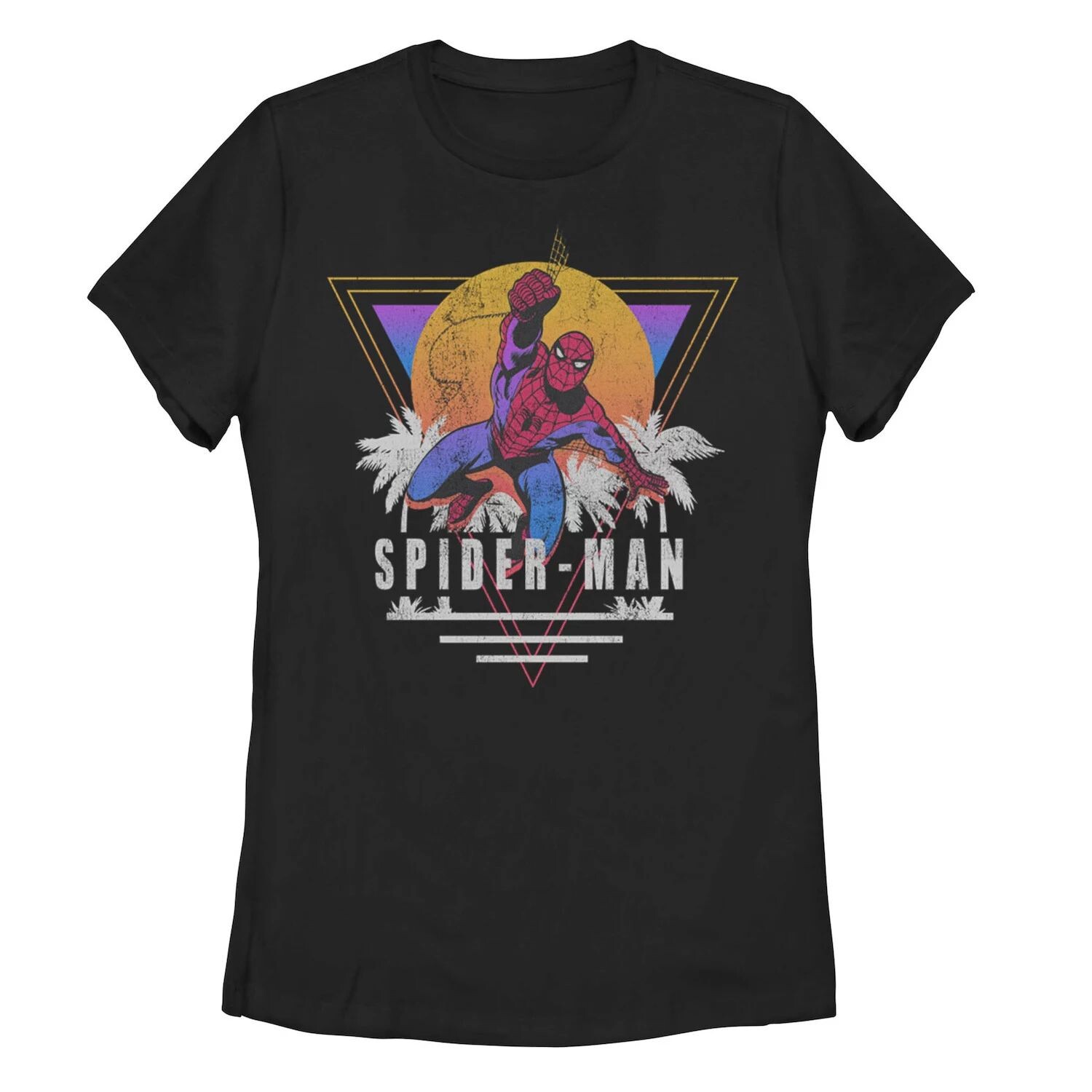 

Детская футболка с рисунком Marvel Spider-Man в стиле ретро Licensed Character