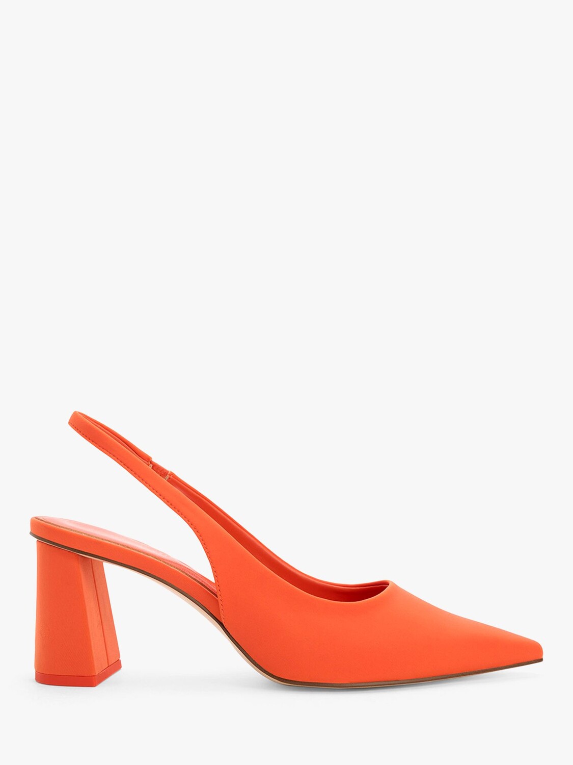 

CHARLES & KEITH Туфли-лодочки на блочном каблуке с пяткой на пятке, оранжевый