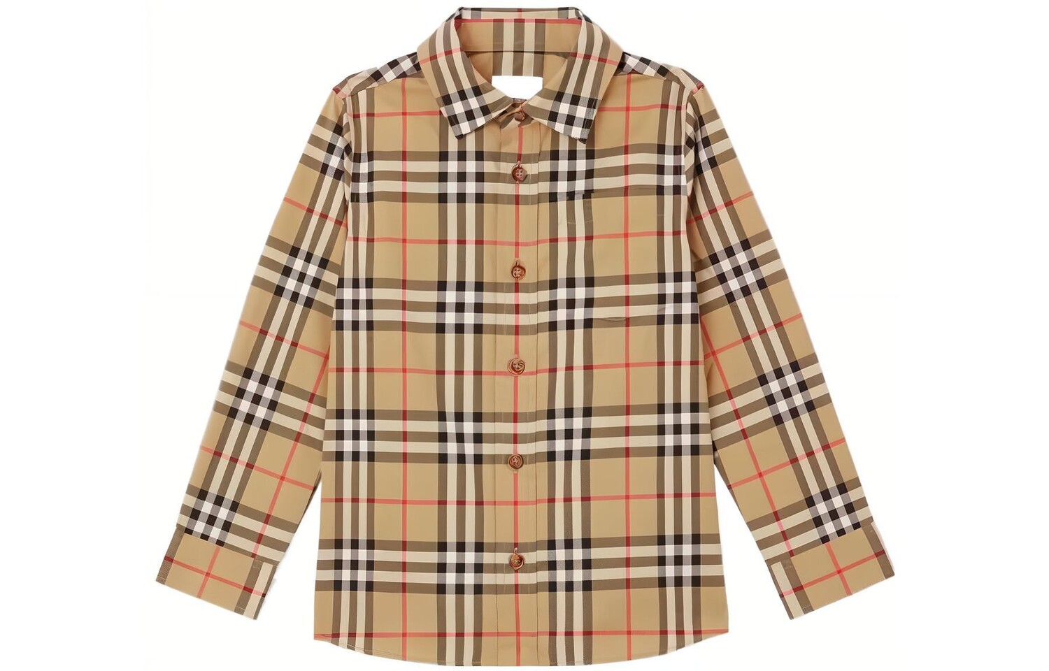 

Детская рубашка Burberry, желтый