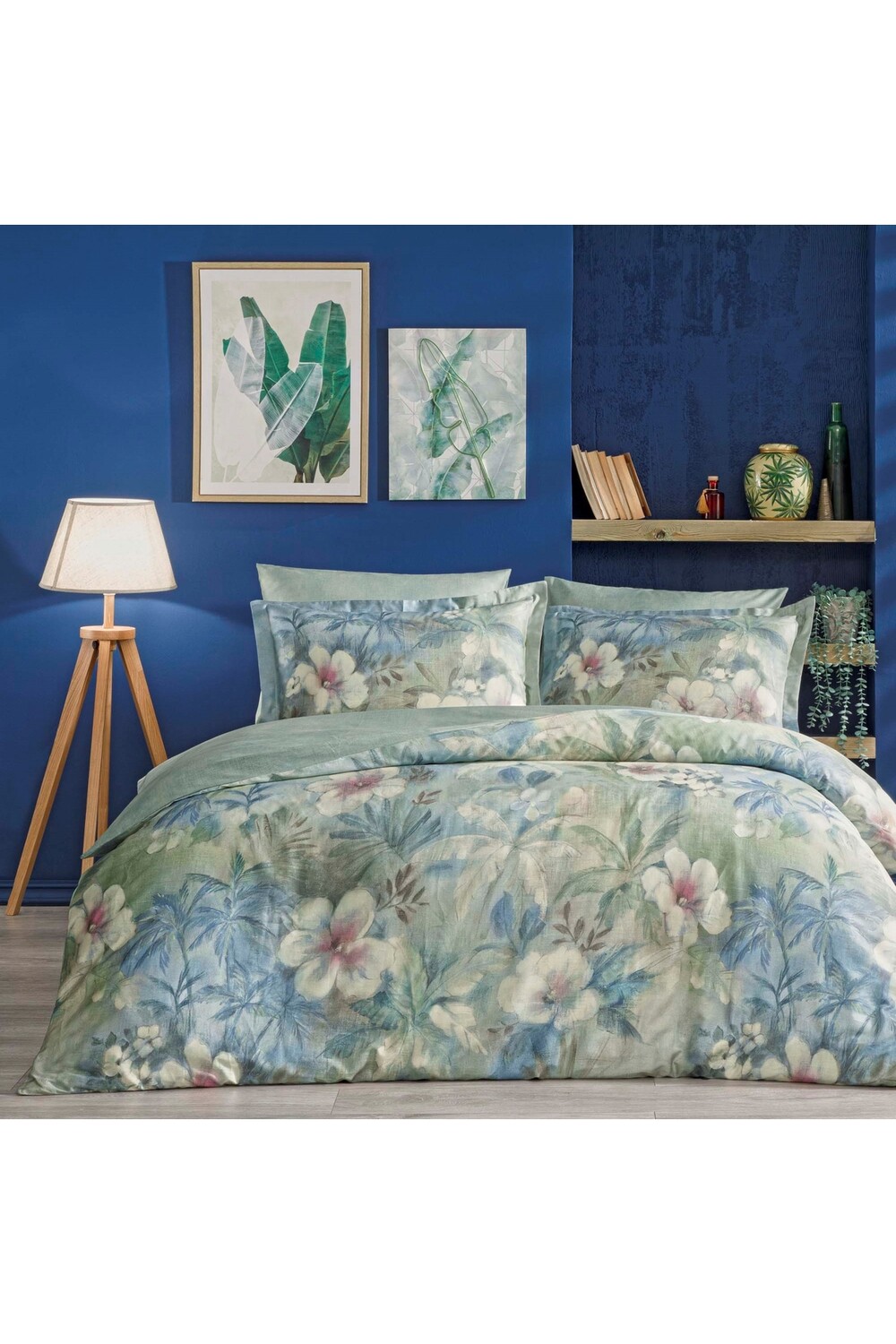 

Пододеяльник двойной Linens Laima, синий