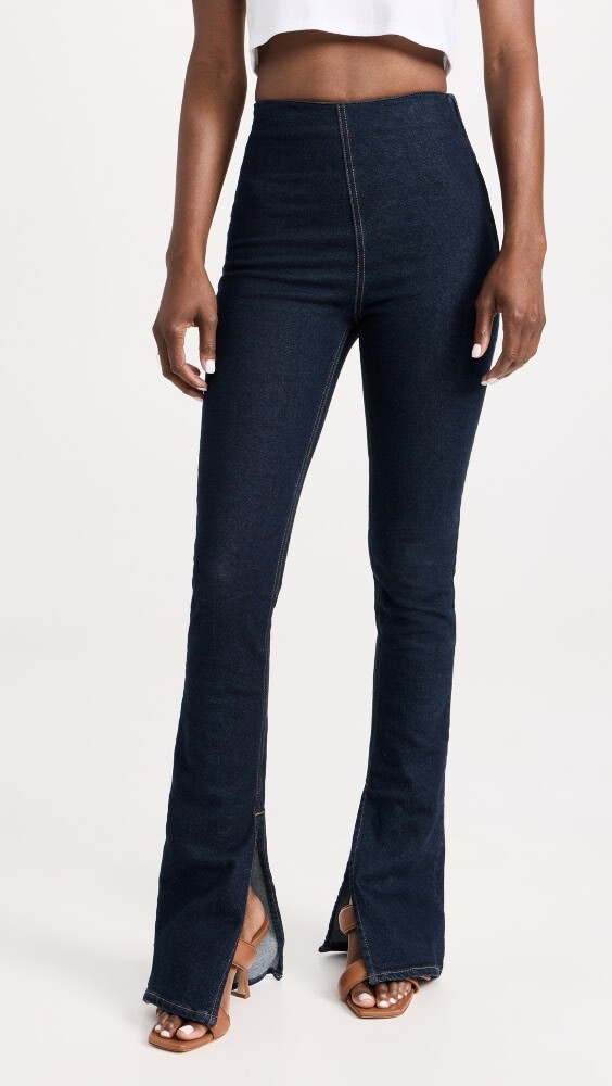 

Джинсы EB Denim Split Hem Jegging, полночь