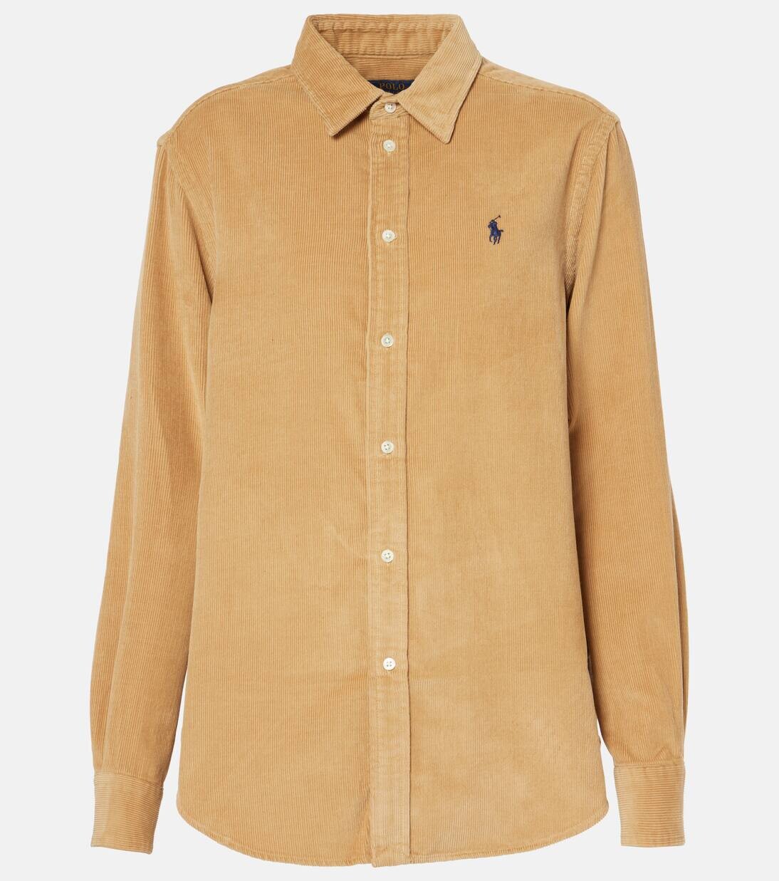 

Рубашка из хлопка Polo Ralph Lauren, цвет classic camel