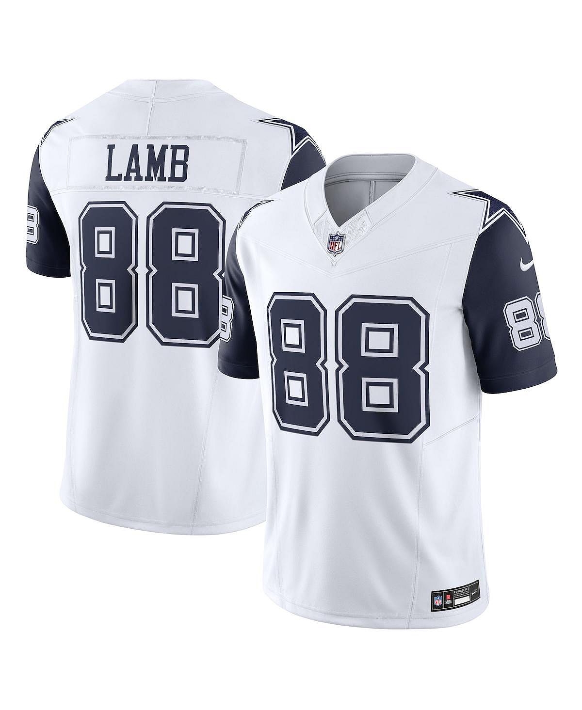 

Мужские кроссовки CeeDee Lamb White Dallas Cowboys Vapor F.U.S.E. Ограниченный Джерси Nike