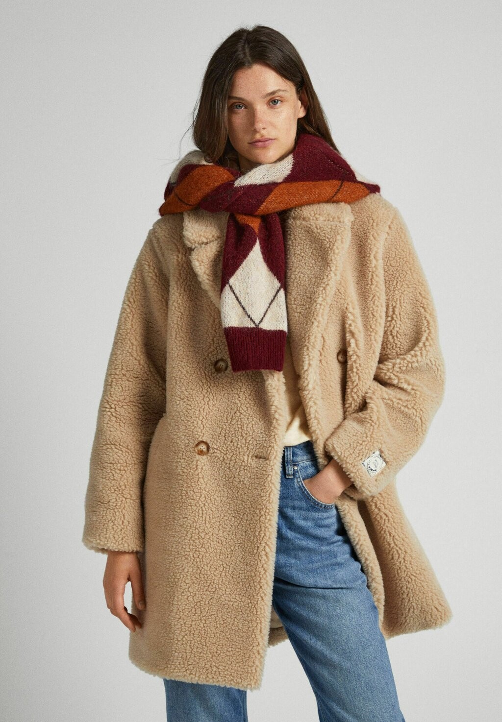 

Зимнее пальто RUBY Pepe Jeans, натуральный бежевый