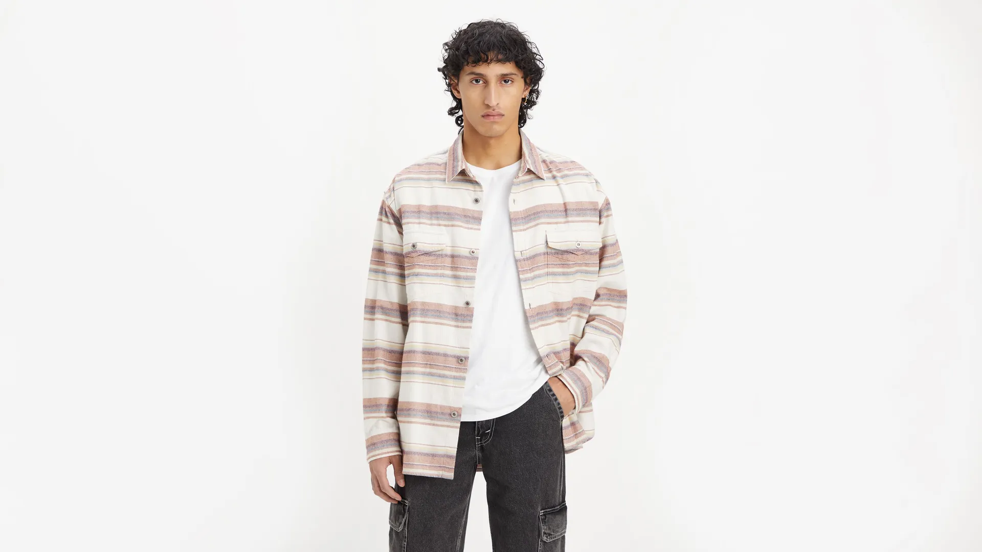 

Рубашка с двумя карманами silvertab Levi's, мультиколор