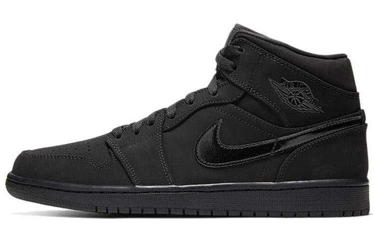 

Кроссовки Jordan 1 Mid Triple Black 2020