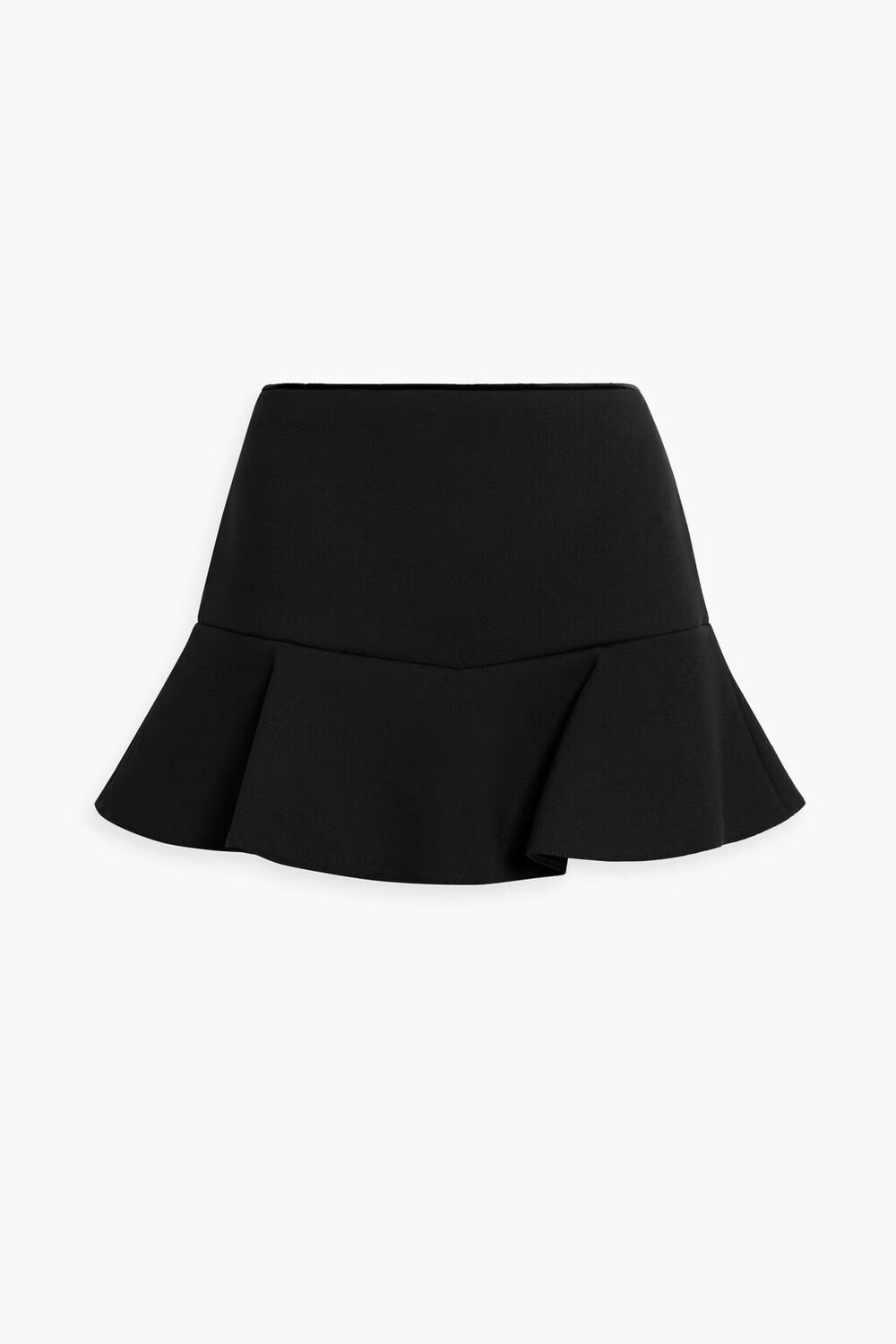 

Шорты-понте с оборками и эффектом юбки Redvalentino, черный