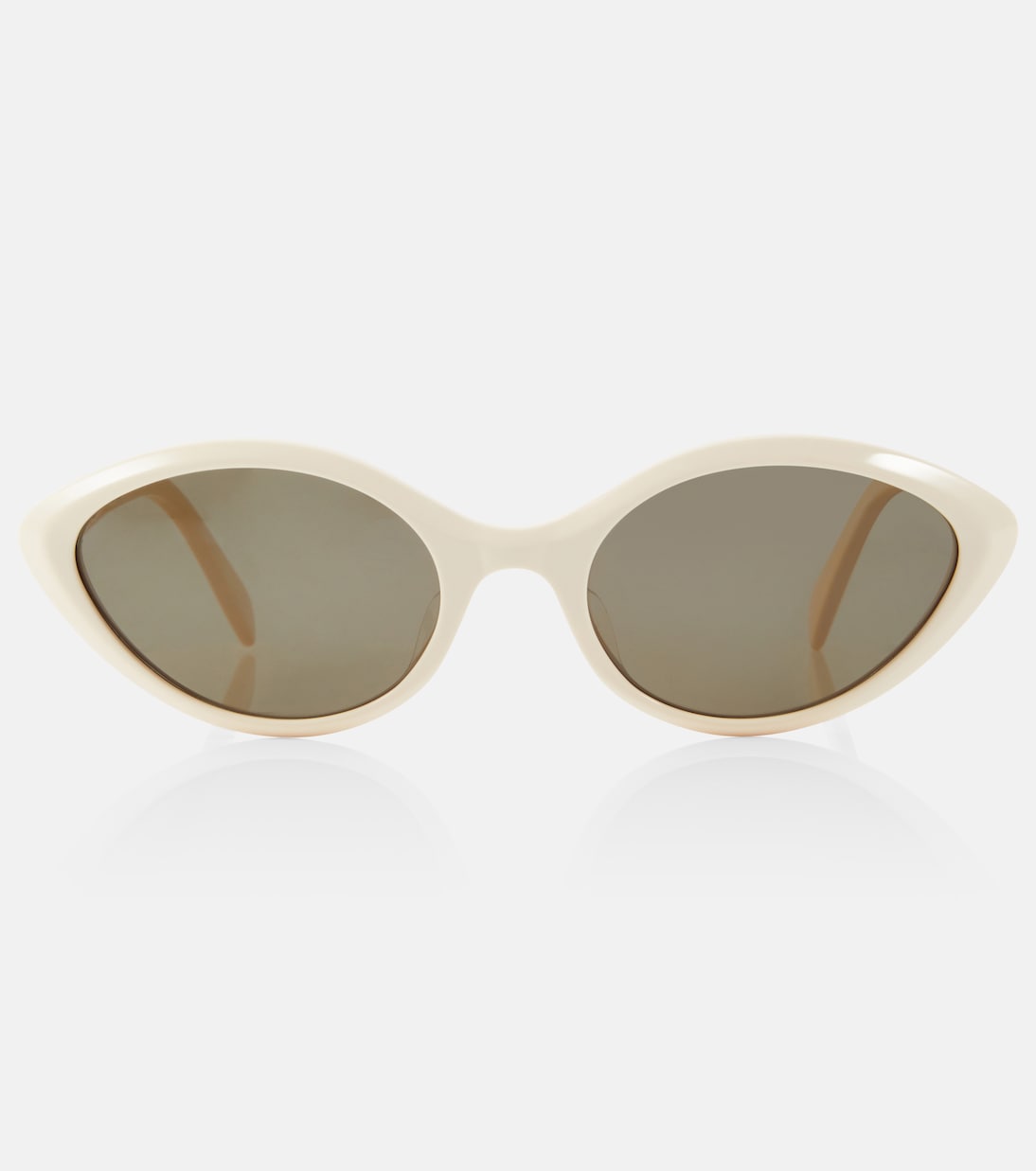 Солнцезащитные очки «кошачий глаз» Celine Eyewear, белый фотографии