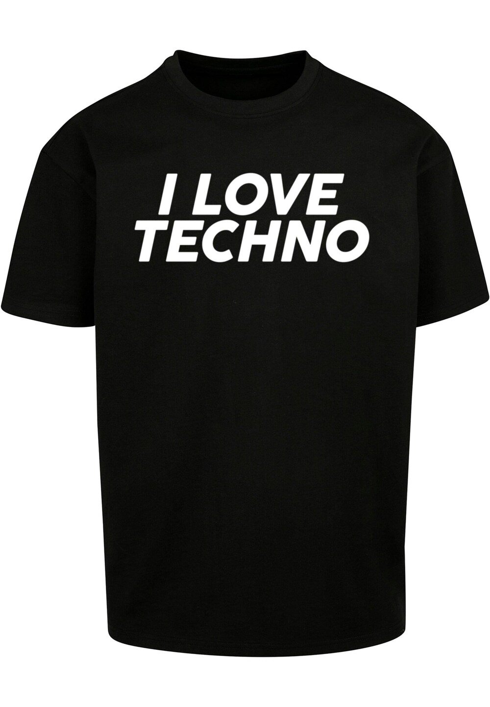 

Футболка Hype I LOVE TECHNO, черный