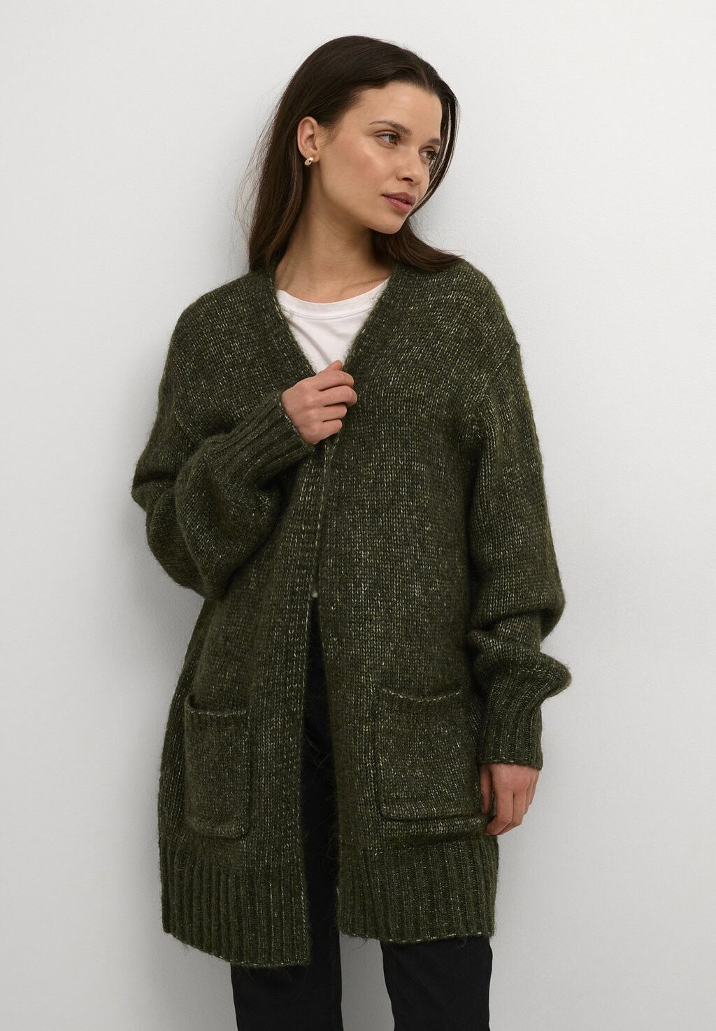 

Кардиган Kaffe ALIOMA, цвет forest night melange